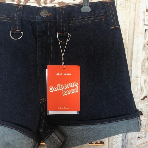 NWT M.I.H Jeans High Waisted Bay Short in Rinse 30 - Picture 12 of 16